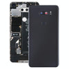 LG V30+ Back Cover Battery Door w/Camera Lens & Fingerprint Sensor - Black