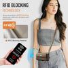 For Samsung Galaxy A56 5G CaseMe C39 RFID Blocking Zipper Wallet Leather Phone Case with Crossbody Strap(Coffee)