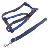 Strong Denim Dog Leash & Chest Strap Set (L, Blue) - BG-Q1025