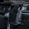 Car Air Outlet Storage Bag Mobile Phone Storage Hanging Bag (Brown)