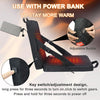 Outdoor Portable Camping Heated Foldable Cushion, Size: 33x38x4cm(Khaki)
