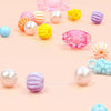 15 Grid  Acrylic Beaded Puzzle Toys Kids DIY Necklace Bracelet Toys