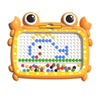 Crab Magnetic Drawing Board Children Educational Toy Gift, Specification: 116 Beads Orange