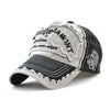 JAMONT 12970 Tiger Head Pattern Sun Hat Embroidery Baseball Cap Cotton Outdoor Leisure Cap, Size:One Size(Black)