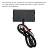 Compact LED Digital Display Time Voltmeter, Specification: 2 in 1 Temperature Red