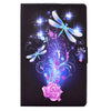 For Samsung Galaxy Tab A 10.1 2019 Electric Pressed TPU Leather Tablet Case(Butterfly)