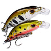 PROBEROS DW577 8003 Hook 5.3cm 4.6g Sinking Minnow Lure Long Casting Bionic Plastic Hard Bait Fishing Tackle(Color C)