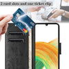 For Samsung Galaxy A36 5G Butterfly Flower Pattern Flip Leather Phone Case(Black)
