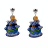Halloween Acrylic Earrings Personality Festive Jewelry, Style: E000174 Blue