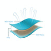 Outdoor Camping Foot-step Automatic Inflatable Cushion Portable TPU Inflatable Double Bed, Size: 195 x 119 x 16cm(Orange)