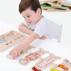 Onshine Five-Layer Human Body Structure Puzzle Wooden Puzzles For Children Physical Cognition(Girl)