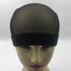 Wig Cap Elastic Mesh Dome Cap(Black)