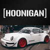 HOONIGAN Car Sticker Vinyl Auto Window Decal(White)