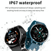 ZL02 1.28 inch Touch Screen IP67 Waterproof Smart Watch, Support Blood Pressure Monitoring / Sleep Monitoring / Heart Rate Monitoring(Blue)