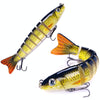 HENGJIA JM064 Multi-section Fish Minnow Bionic Fake Lures Sea Fishing Sinking Lures, Size: 12.8cm 18g(3)