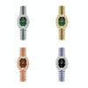 BS Bee Sister  FA1581 Niche Glitter Full Diamond Women Watch(Golden Green)