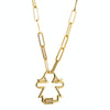 Brass Micro-inlaid Zircon Delicate Clavicle Chain Cross Pendant Necklace(Girl)