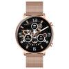 HT12 1.32 inch Steel Band IP67 Waterproof Smart Watch, Support Bluetooth Calling / Sleep Monitoring(Rose Gold)