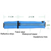Outdoor Sports Cell Phone Waist Pack Waterproof Cycling Waist Bag With Earphone Hole(Lake Blue)