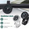 Motorcycle Bike Modified Handlebar Clock Watch(White)