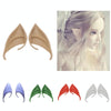 1pair Halloween Elf Latex Ears Cosplay Props, Size: 10cm(Green)