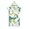 Adult Hooded Bath Towel Fine Fiber Beach Quick Dry Bathrobe, Size: 110x75cm(Fresh Flower)