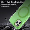 For iPhone 11 Pro MagSafe Frosted Translucent TPU + PC Full Coverage Phone Case(Green)