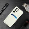 For Samsung Galaxy S21 Ultra 5G Card Slot Design Shockproof TPU Protective Case(White)