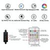 G40 Bulb Bluetooth Smart RGB String Lights Outdoor Decoration, Spec: 5m 25 LEDs-UK Plug