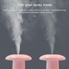 Mushroom Aromatherapy Night Light Bedroom Bedside Sleep Air Humidifier Sleep Aid Lamp Automatic Alcohol Sprayer(Pink)