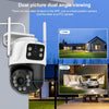 QX101 6MP Dual WiFi Security Camera System, Night Vision (UK Plug)