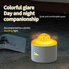 HX-130 Colorful Night Light Planet Desktop Flame Aromatherapy Humidifier, Spec: US Plug(White)