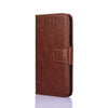 For Alcatel Axel / Lumos Crystal Texture Leather Phone Case(Brown)