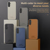 For Samsung Galaxy F15 HUIYI Leather Magnetic Phone Case(Blue)