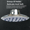 6 inch Bathroom Showerhead Overhead Spray Plastic Bathroom Rooftop Nozzle