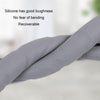 Silicone Non-slip Wear-resistant Steering Wheel Cover, Size: 37-42cm(Beige)