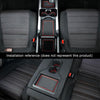 Car Water Cup Gate Slot Mats Plastic Red Anti-Slip Interior Door Pad for Mazda CX-5 2013-2014