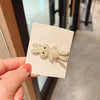 10pcs Pearl Rhinestone Hair Clip Side Bangs Hair Headdress(LD192 Rabbit)