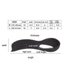 1 Pair Flat Foot Bow Corrected XO Leg Orthopedic Insole, Size: M (Black)