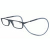 Portable Magnetic Hanging Neck Retractable Reading Glasses +200(Brown Frame Black Legs)