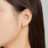 S925 Sterling Silver Fashion Shell Beads Women Earrings