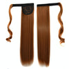 27# Invisible Seamless Bandage-style  Wig Long Straight Hair Wig Ponytail
