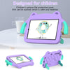 For Lenovo Tab M8 TB-300FU/TB-300XU 4rd Gen Ice Baby EVA Shockproof Hard PC Tablet Case(Light Purple+Mint Green)