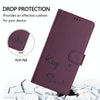 For Asus Zenfone 11 Ultra Smile Embossing RFID Leather Phone Case(Violet)