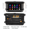 A3040 For Volkswagen 7-inch 2+32G Android Car Navigation Central Control Large Screen Player With Wireless CarPlay, Style:Standard+12Lights Camera
