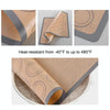 High Temperature Resistant Silicone Baking Mat Macaron Puff Oven Mat(Gray 30 Circle)