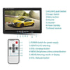 F0505 7 inch HD Car Dual Camera Rearview Mirror Monitor, with 2 x 10m Cable