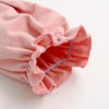 Autumn and Winter Warm Cute Puff Sleeve Top Heart-shaped Embroidered Sweatshirt Girls Tops, Height:90cm(Pink)