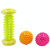 Massage Ball Plantar Fascia Ball Muscle Relaxation Fitness Ball Hand Holding Ball,Style: Yellow Foot Bottom + Tattoo 7cm 2