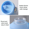 1500ml Large Capacity Gradient Straw Cup Sports Bottle With Scale(Black)